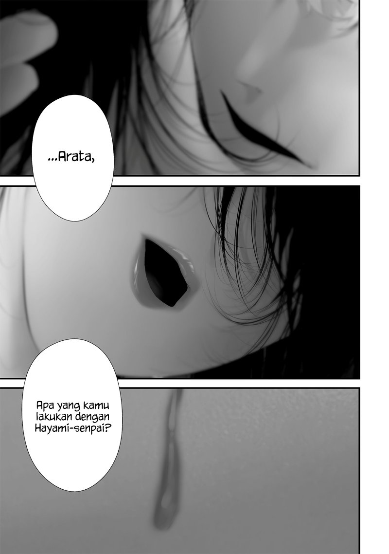 Halaman 13 dari Tsurenai Hodo Aokute Azatoi Kurai ni Akai Chapter 55