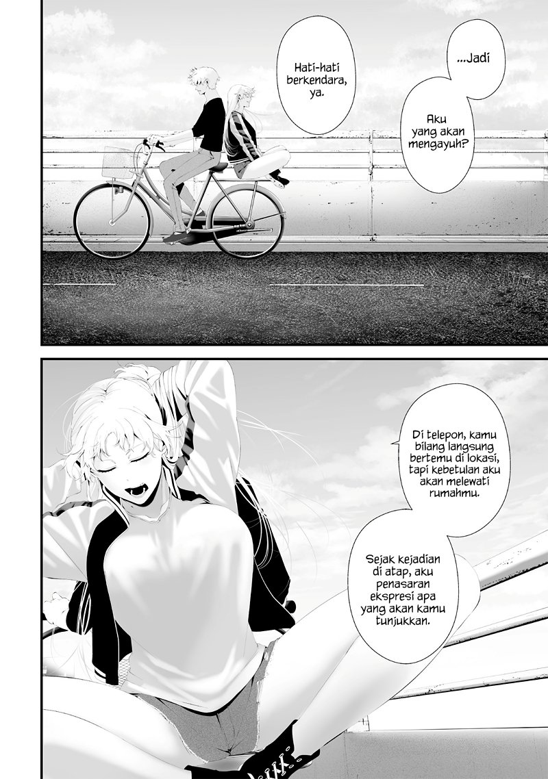 Halaman 4 dari Tsurenai Hodo Aokute Azatoi Kurai ni Akai Chapter 55