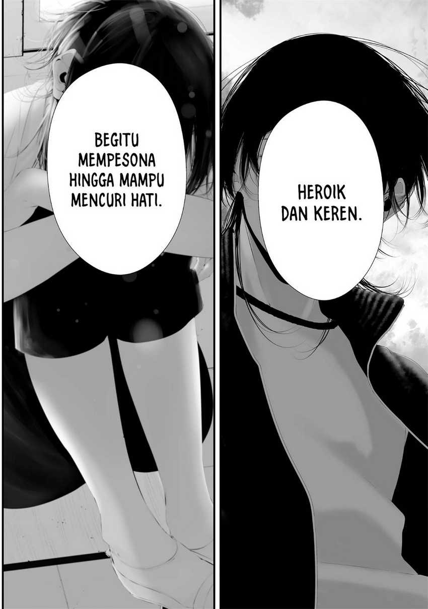 Halaman 14 dari Tsurenai Hodo Aokute Azatoi Kurai ni Akai Chapter 57