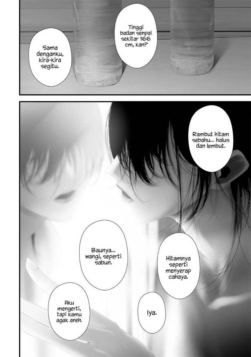 Halaman 4 dari Tsurenai Hodo Aokute Azatoi Kurai ni Akai Chapter 57