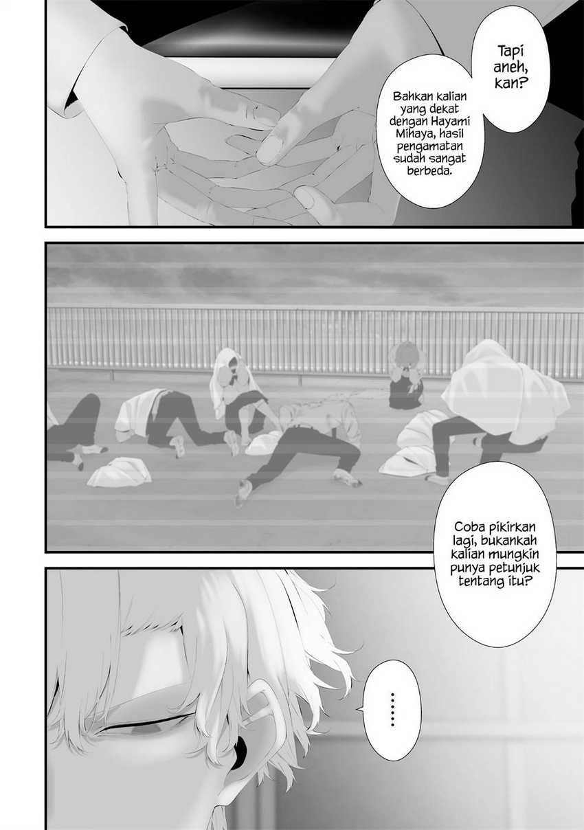Halaman 8 dari Tsurenai Hodo Aokute Azatoi Kurai ni Akai Chapter 57