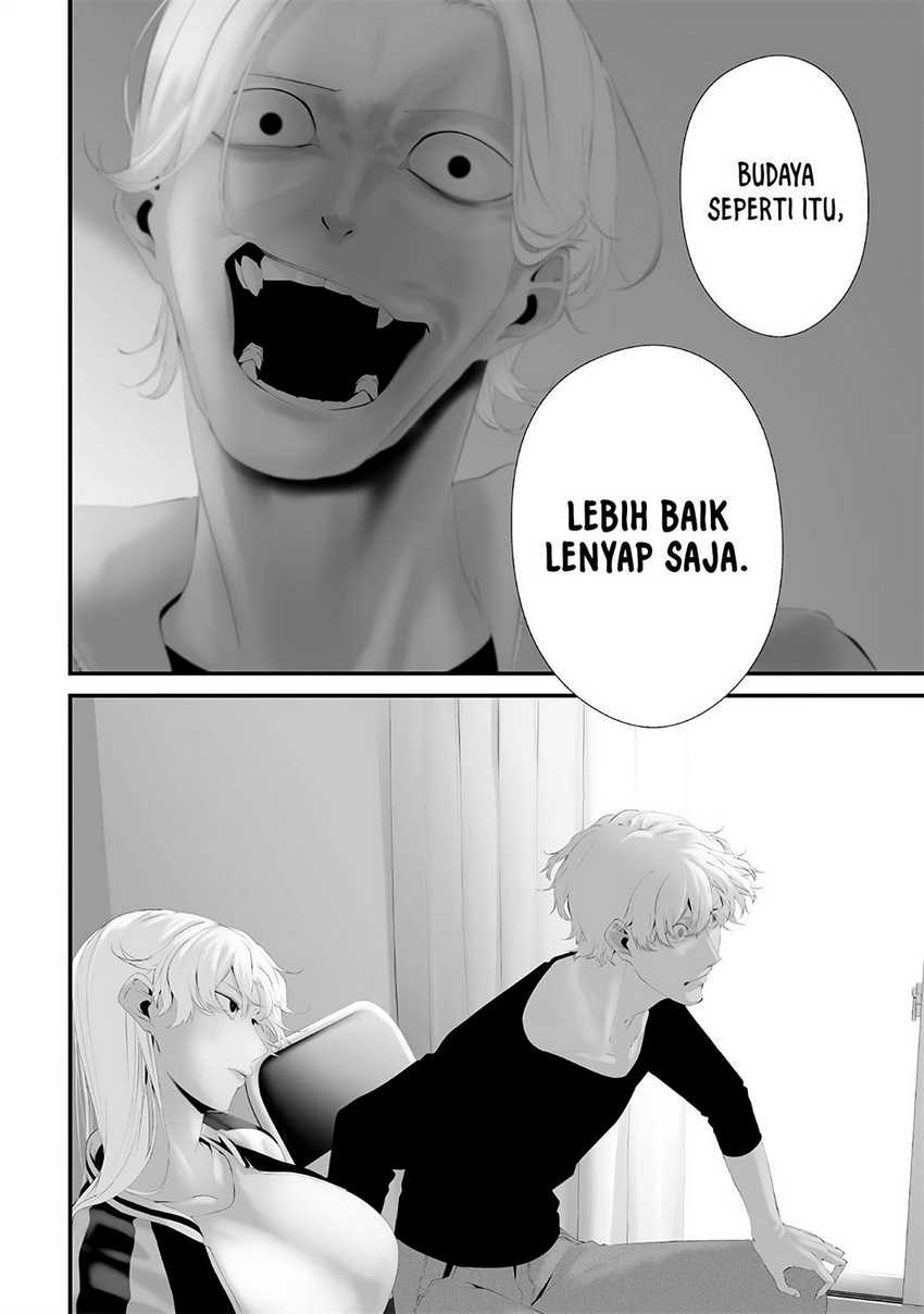 Halaman 4 dari Tsurenai Hodo Aokute Azatoi Kurai ni Akai Chapter 58