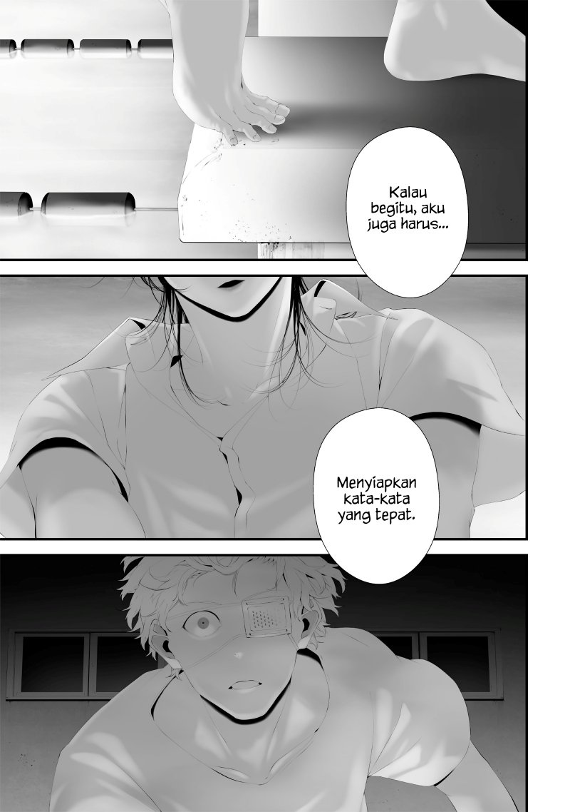 Halaman 11 dari Tsurenai Hodo Aokute Azatoi Kurai ni Akai Chapter 59