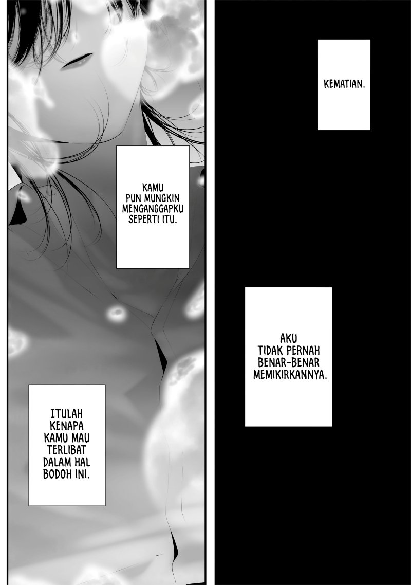 Halaman 14 dari Tsurenai Hodo Aokute Azatoi Kurai ni Akai Chapter 59