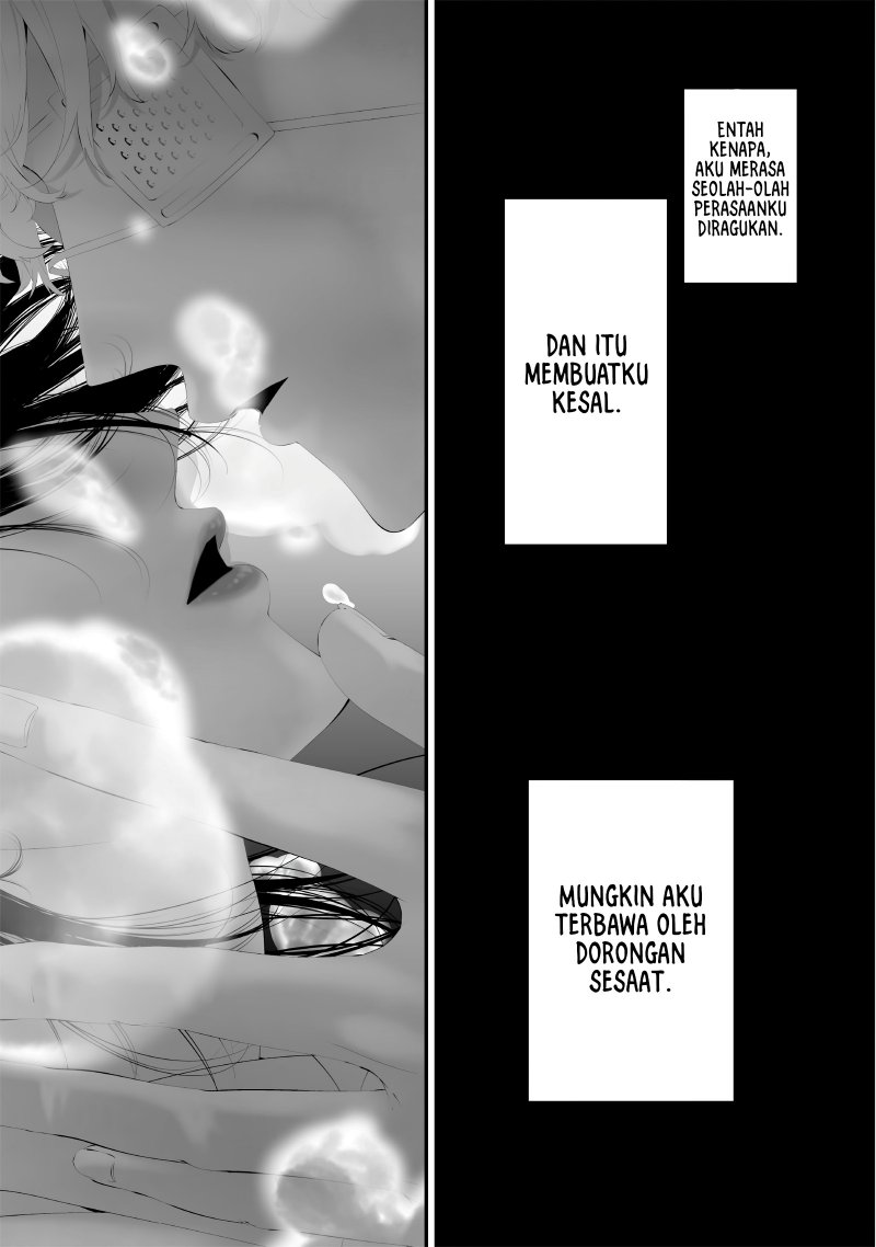 Halaman 15 dari Tsurenai Hodo Aokute Azatoi Kurai ni Akai Chapter 59