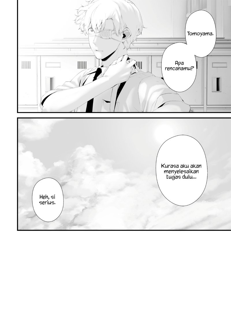 Halaman 4 dari Tsurenai Hodo Aokute Azatoi Kurai ni Akai Chapter 59
