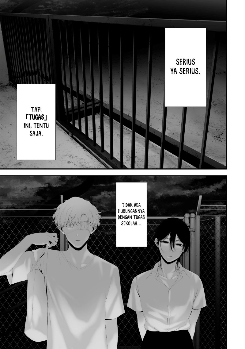 Halaman 5 dari Tsurenai Hodo Aokute Azatoi Kurai ni Akai Chapter 59
