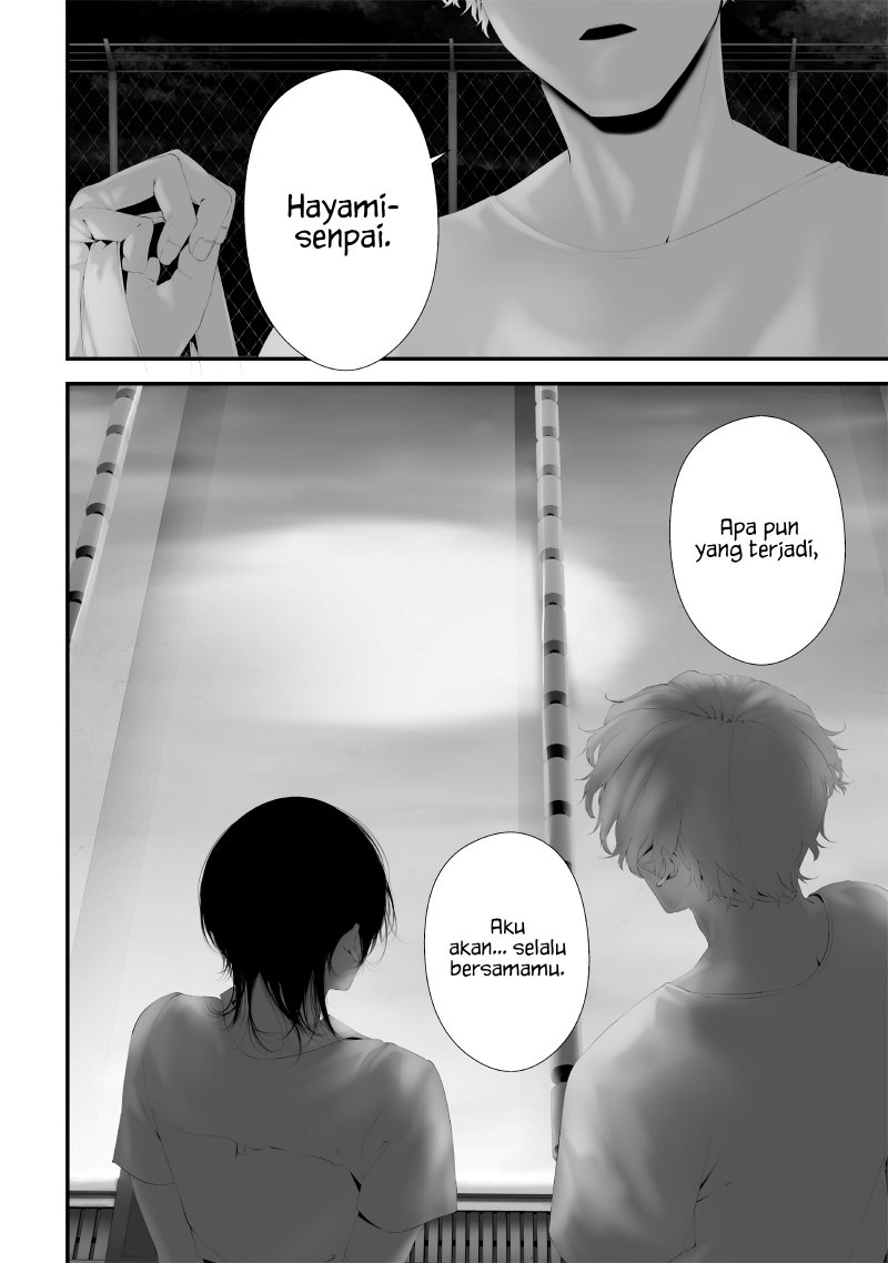 Halaman 8 dari Tsurenai Hodo Aokute Azatoi Kurai ni Akai Chapter 59