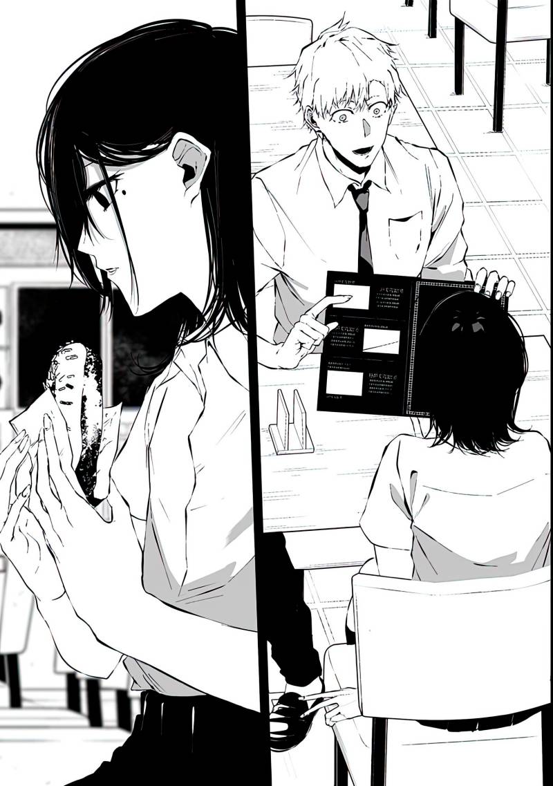 Halaman 8 dari Tsurenai Hodo Aokute Azatoi Kurai ni Akai Chapter 6