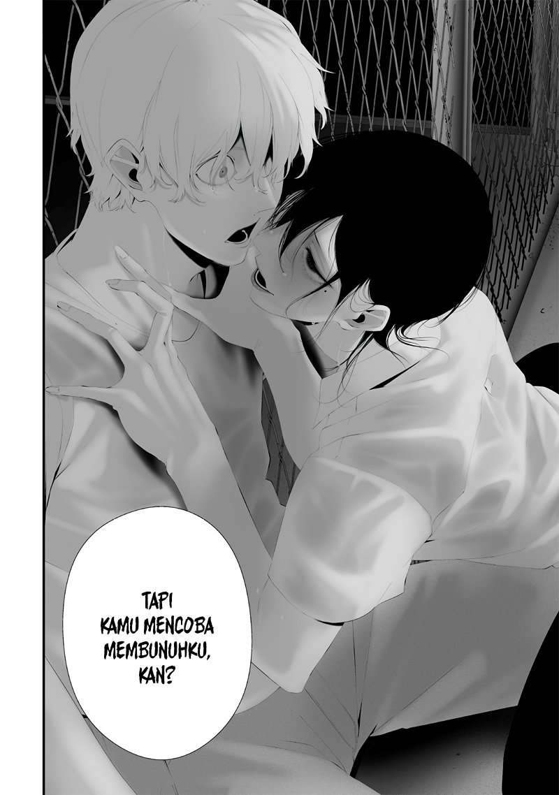 Halaman 14 dari Tsurenai Hodo Aokute Azatoi Kurai ni Akai Chapter 60
