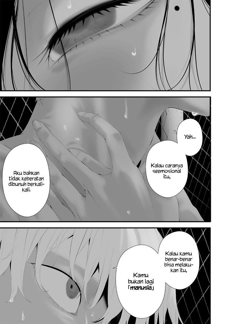Halaman 15 dari Tsurenai Hodo Aokute Azatoi Kurai ni Akai Chapter 60