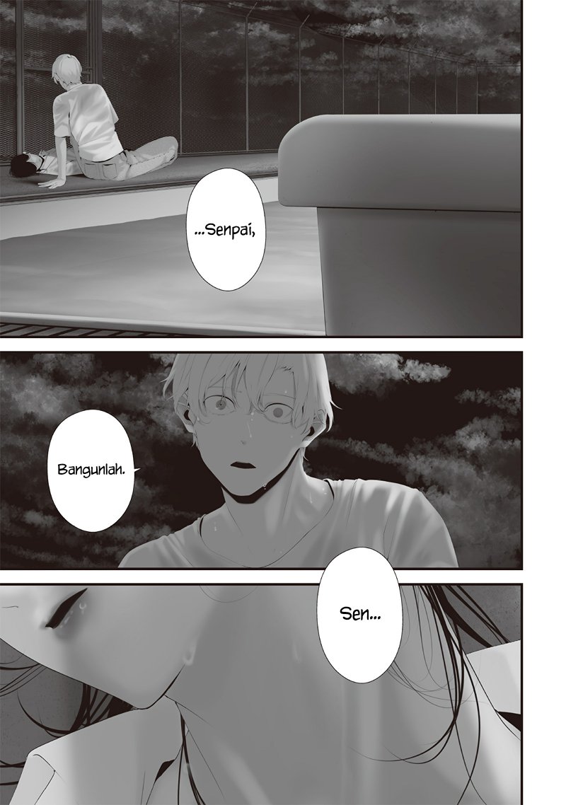 Halaman 5 dari Tsurenai Hodo Aokute Azatoi Kurai ni Akai Chapter 60
