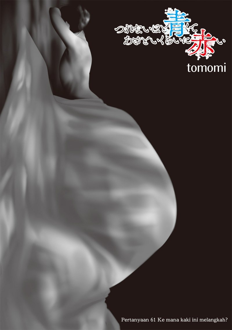 Halaman 2 dari Tsurenai Hodo Aokute Azatoi Kurai ni Akai Chapter 61