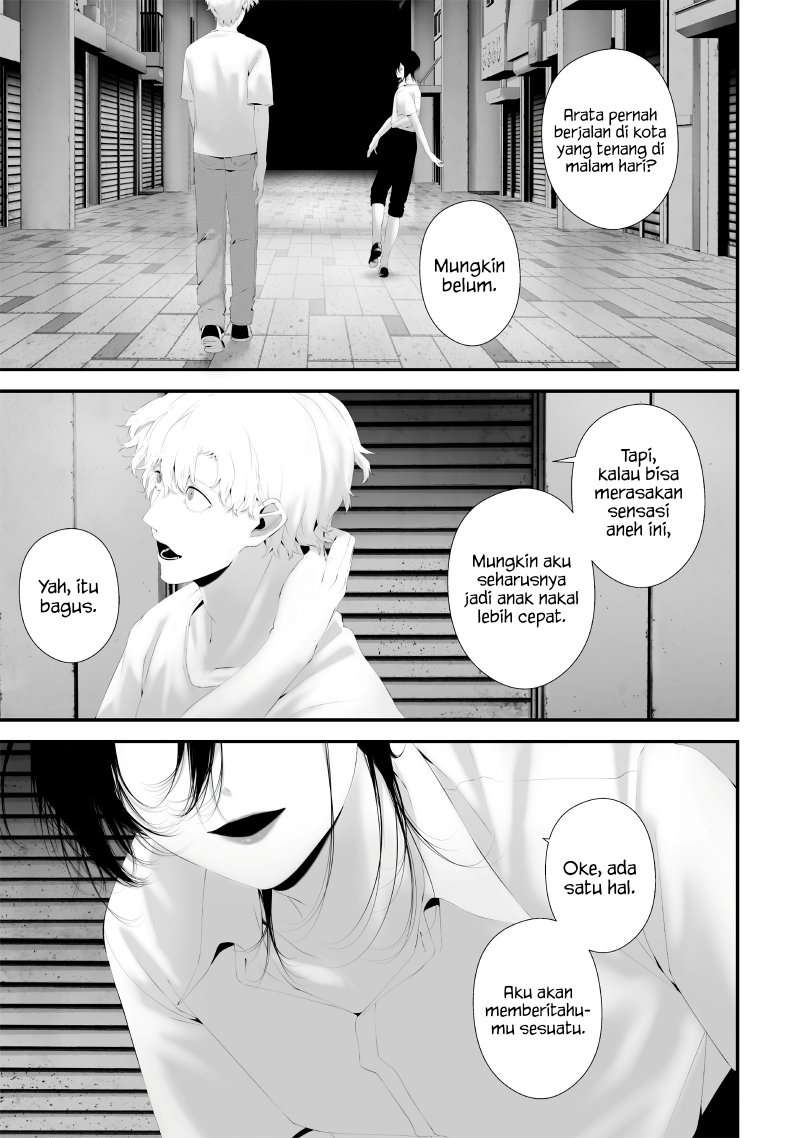 Halaman 5 dari Tsurenai Hodo Aokute Azatoi Kurai ni Akai Chapter 61