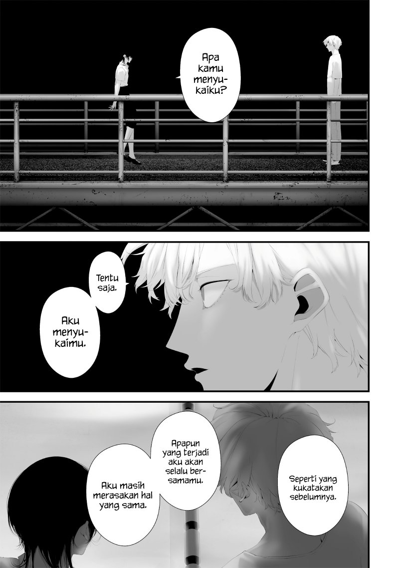 Halaman 5 dari Tsurenai Hodo Aokute Azatoi Kurai ni Akai Chapter 62