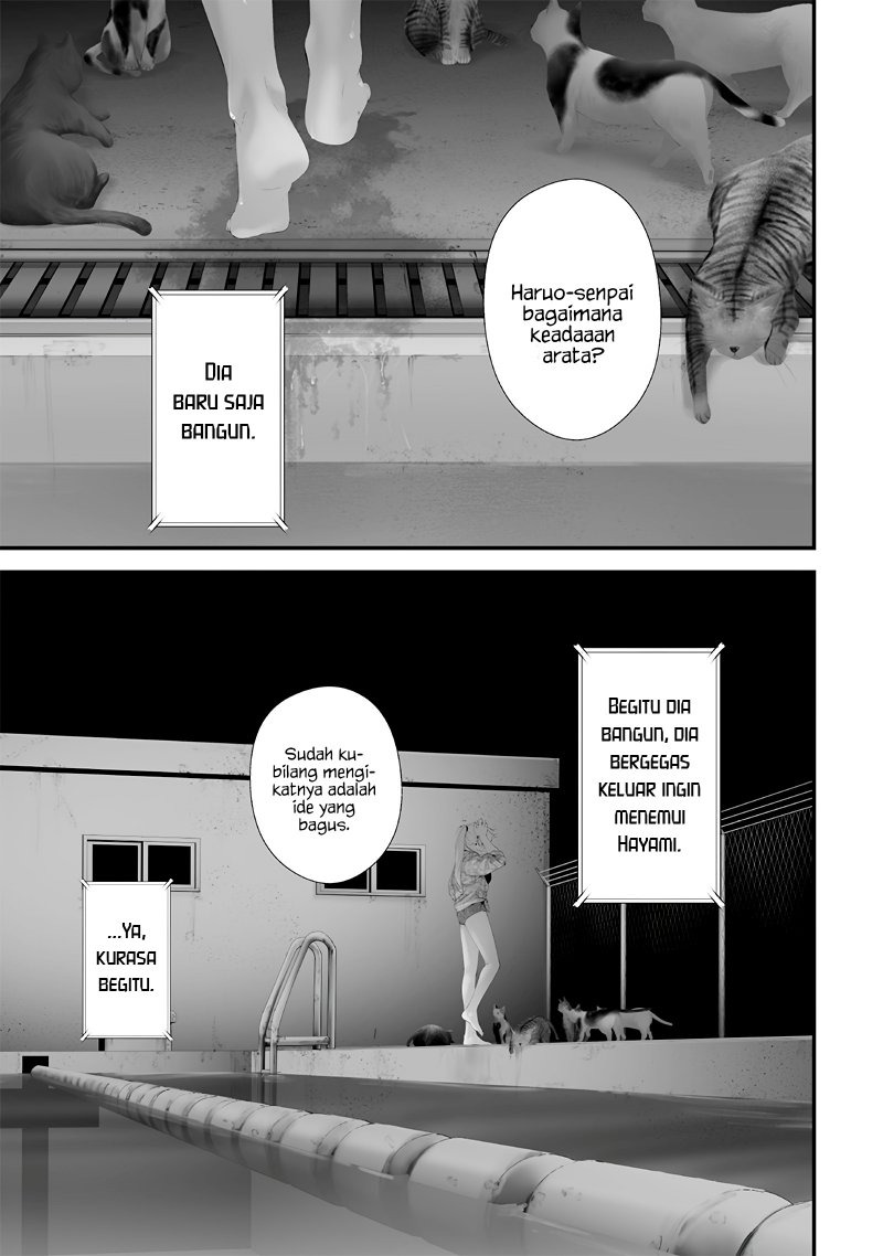 Halaman 1 dari Tsurenai Hodo Aokute Azatoi Kurai ni Akai Chapter 63