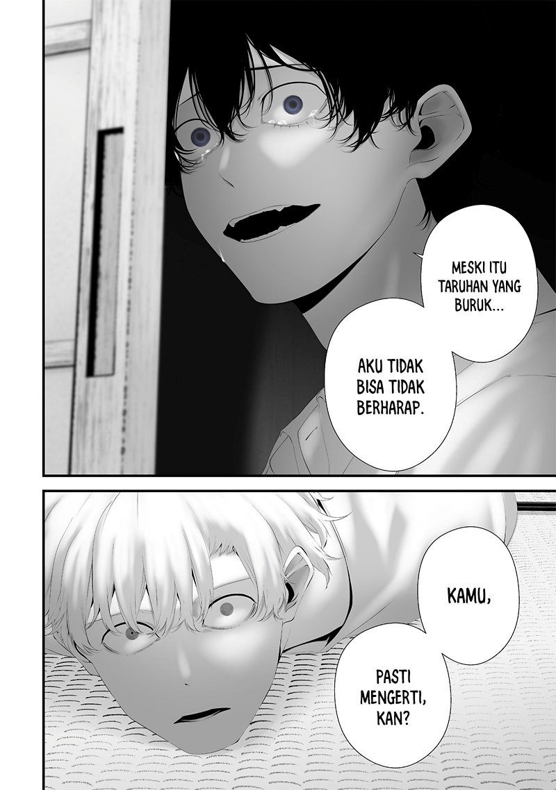 Halaman 10 dari Tsurenai Hodo Aokute Azatoi Kurai ni Akai Chapter 64