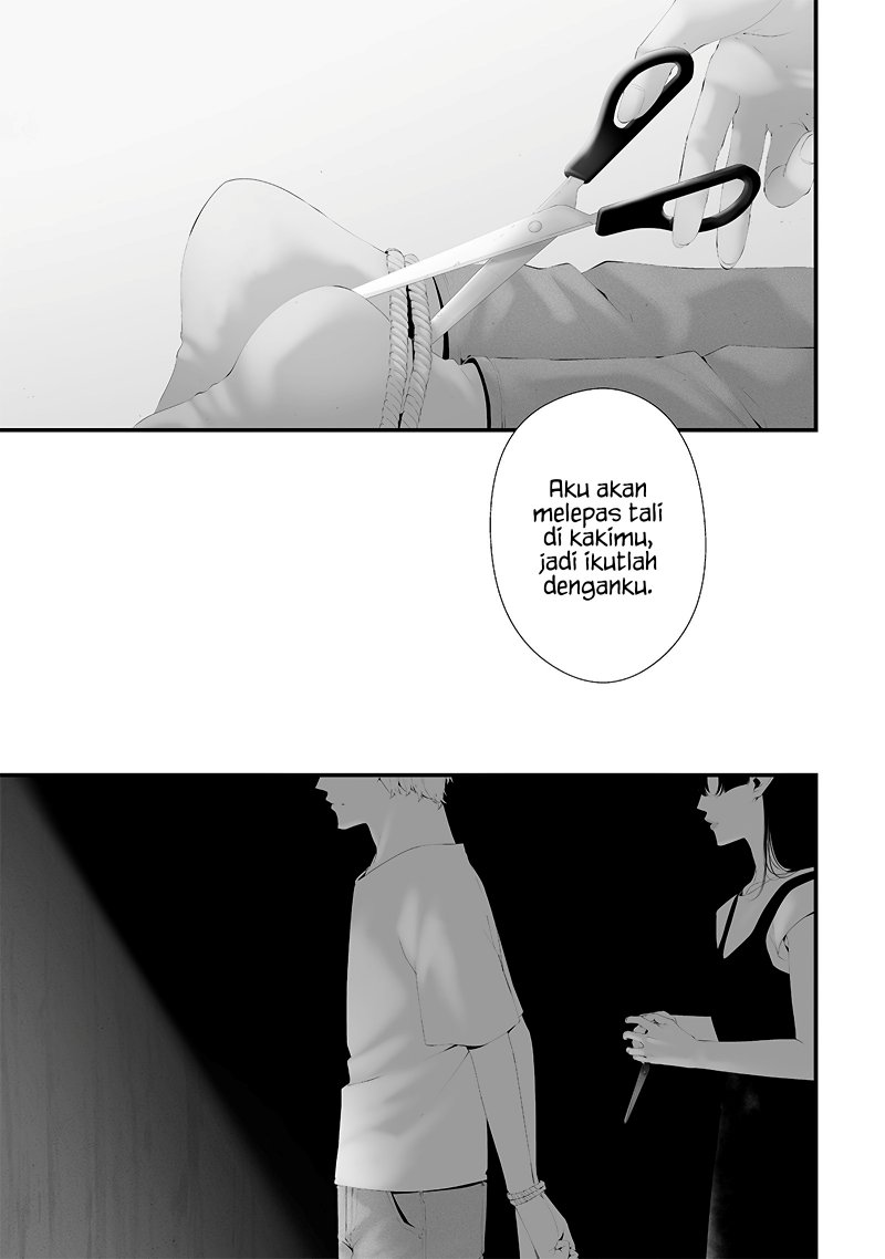Halaman 13 dari Tsurenai Hodo Aokute Azatoi Kurai ni Akai Chapter 64