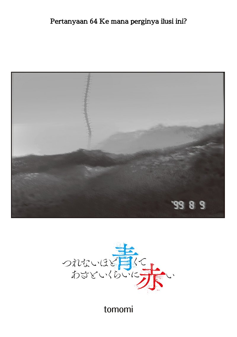Halaman 2 dari Tsurenai Hodo Aokute Azatoi Kurai ni Akai Chapter 64