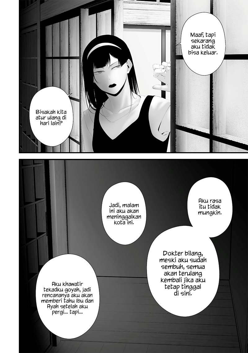 Halaman 6 dari Tsurenai Hodo Aokute Azatoi Kurai ni Akai Chapter 64