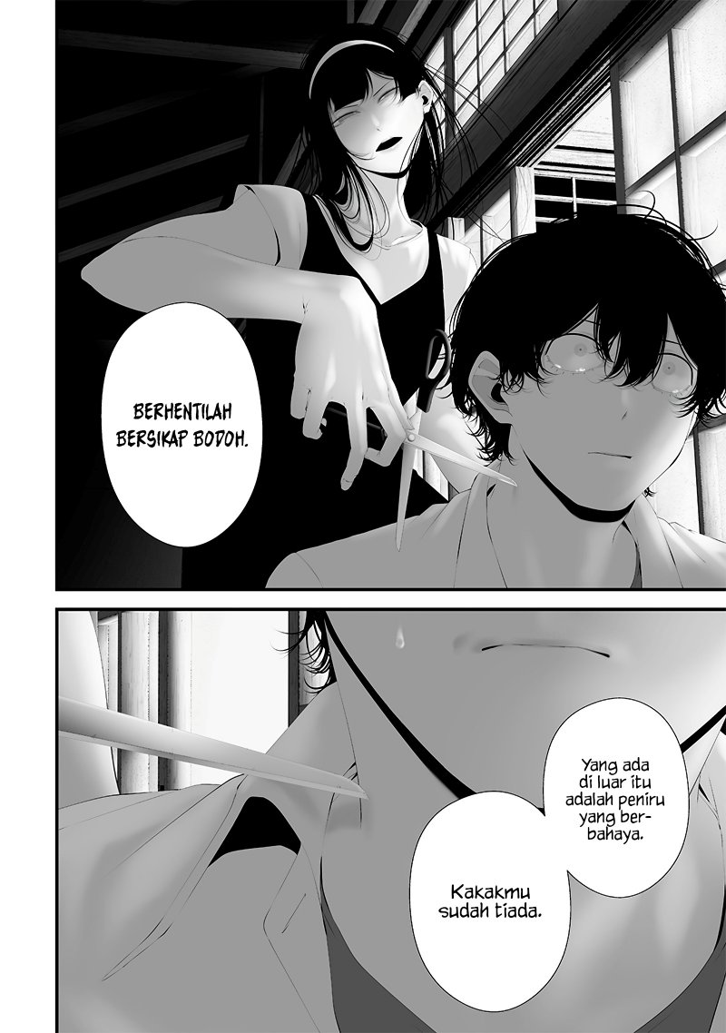 Halaman 8 dari Tsurenai Hodo Aokute Azatoi Kurai ni Akai Chapter 64