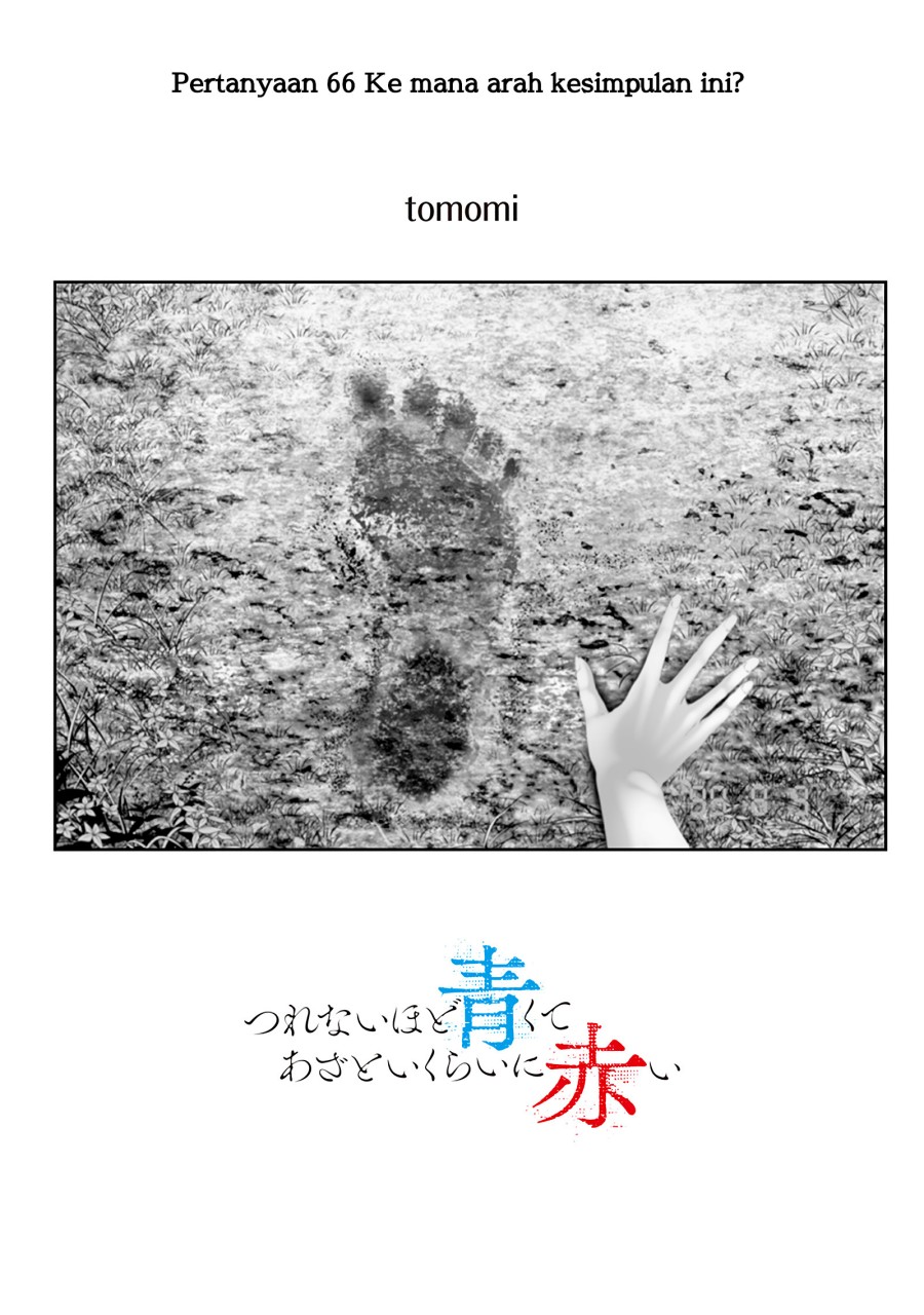Halaman 1 dari Tsurenai Hodo Aokute Azatoi Kurai ni Akai Chapter 66
