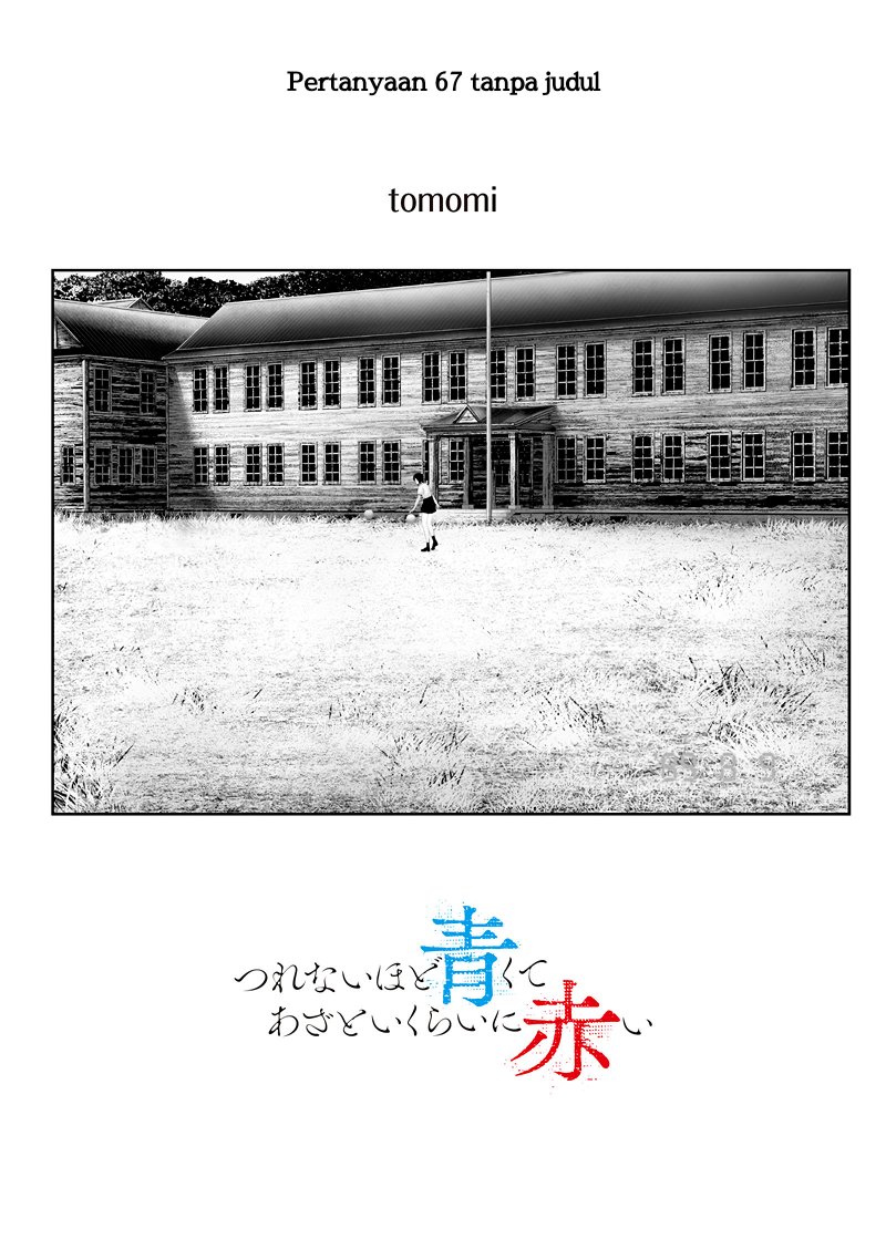 Halaman 3 dari Tsurenai Hodo Aokute Azatoi Kurai ni Akai Chapter 67