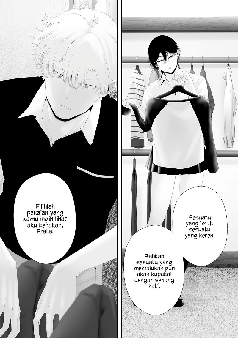 Halaman 6 dari Tsurenai Hodo Aokute Azatoi Kurai ni Akai Chapter 67