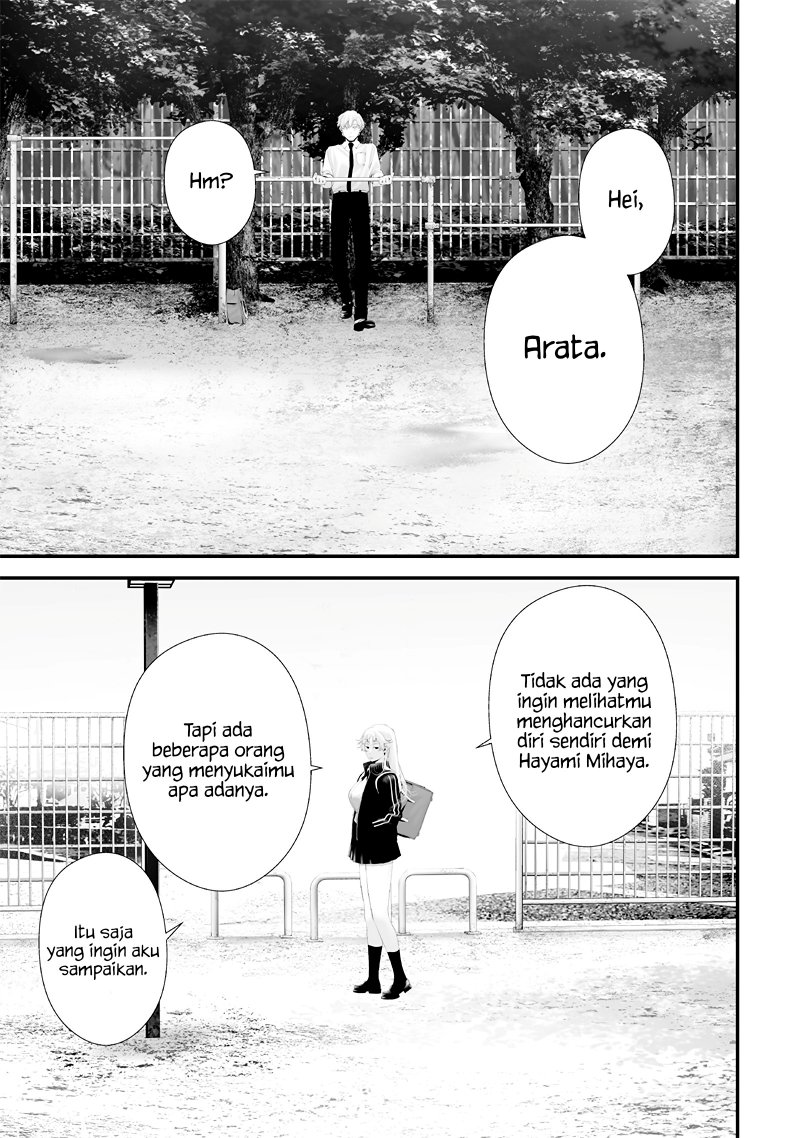 Halaman 13 dari Tsurenai Hodo Aokute Azatoi Kurai ni Akai Chapter 68
