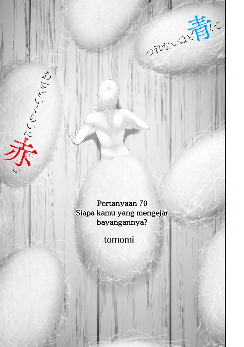 Halaman 3 dari Tsurenai Hodo Aokute Azatoi Kurai ni Akai Chapter 70