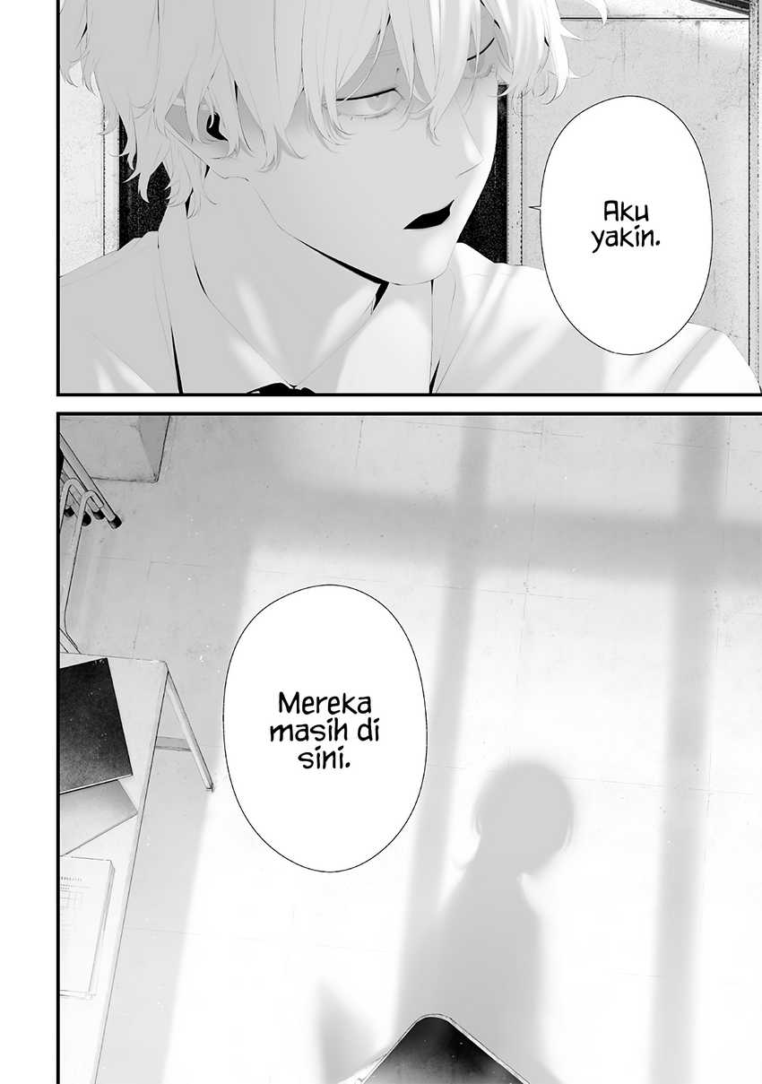 Halaman 2 dari Tsurenai Hodo Aokute Azatoi Kurai ni Akai Chapter 74.2