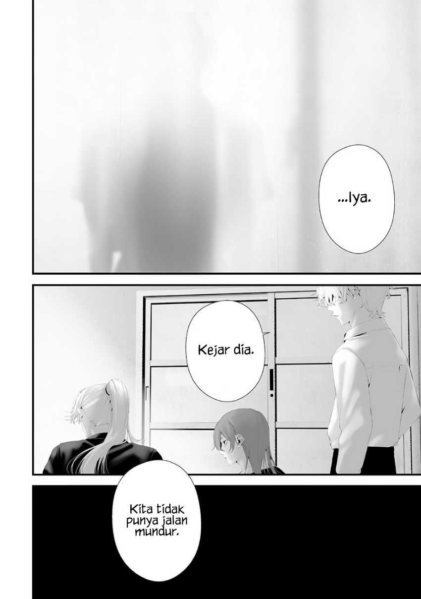 Halaman 2 dari Tsurenai Hodo Aokute Azatoi Kurai ni Akai Chapter 74.4