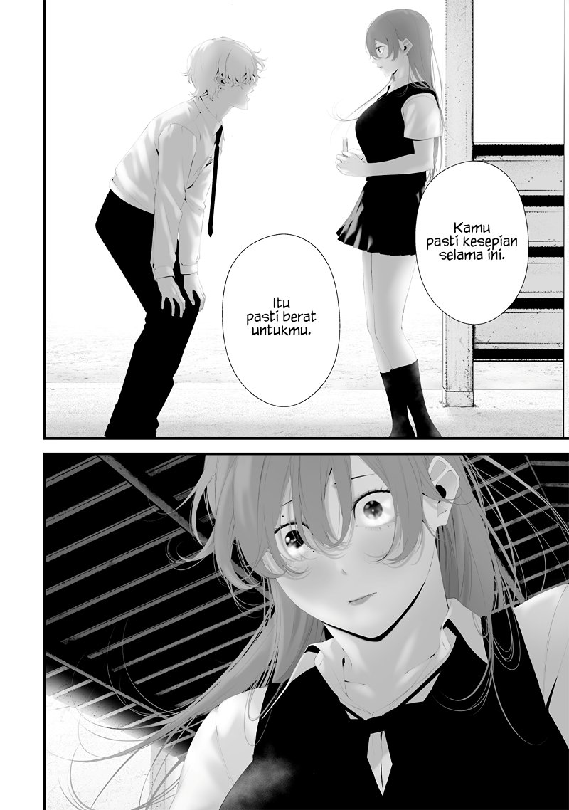 Halaman 10 dari Tsurenai Hodo Aokute Azatoi Kurai ni Akai Chapter 74.5