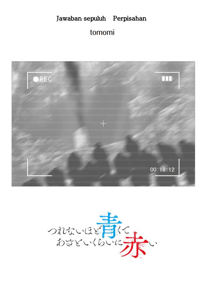 Halaman 1 dari Tsurenai Hodo Aokute Azatoi Kurai ni Akai Chapter 74.78