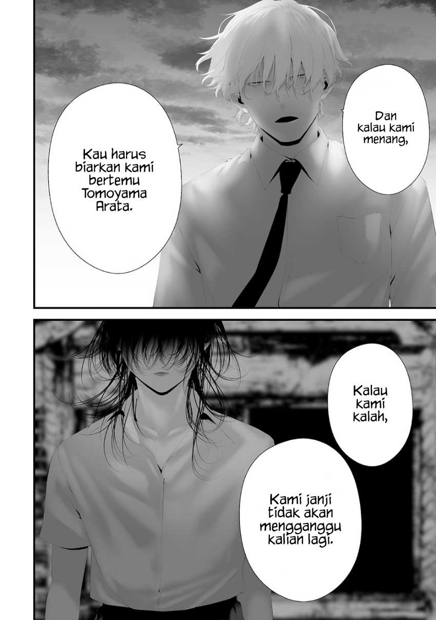 Halaman 10 dari Tsurenai Hodo Aokute Azatoi Kurai ni Akai Chapter 74.8
