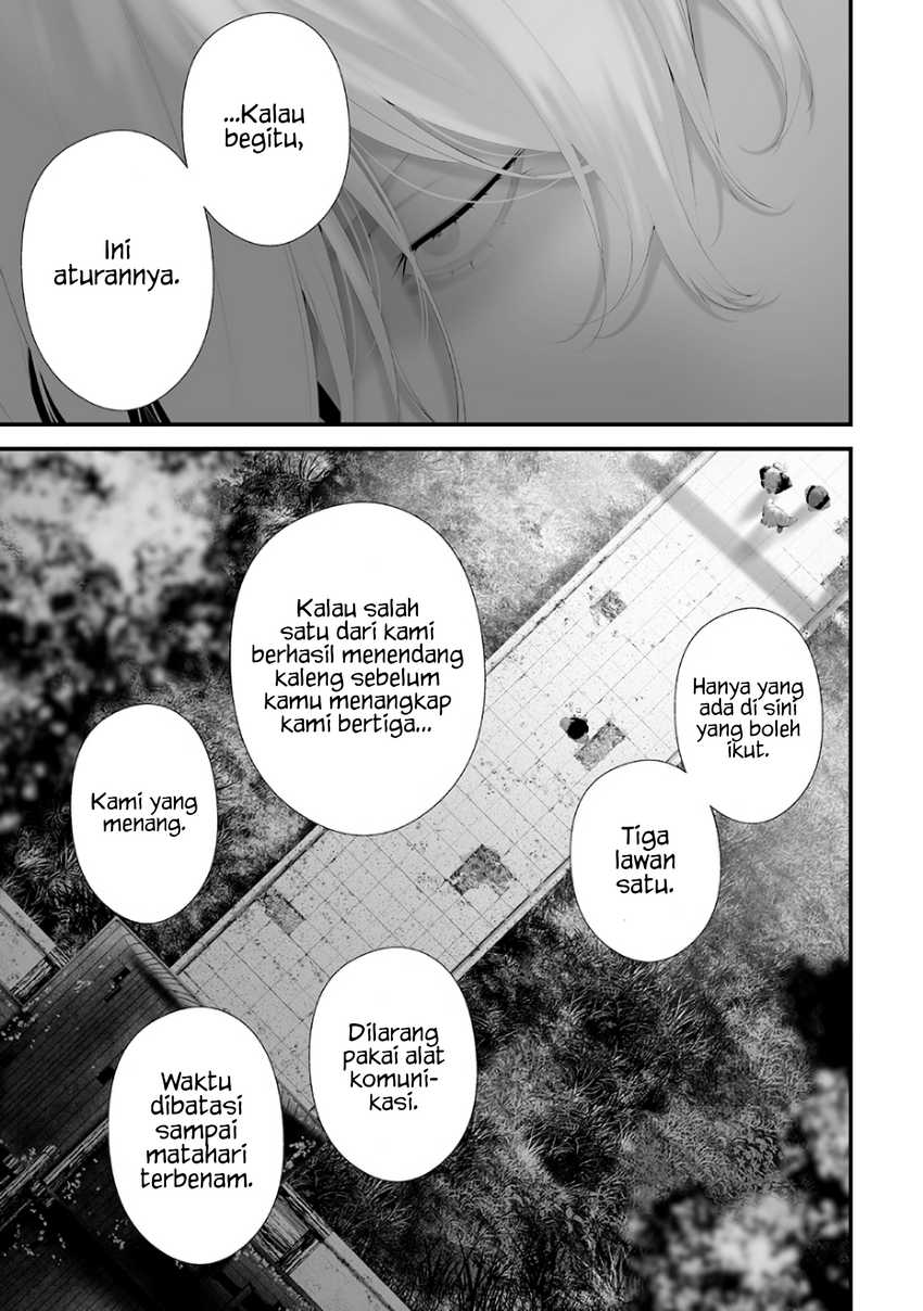Halaman 9 dari Tsurenai Hodo Aokute Azatoi Kurai ni Akai Chapter 74.8