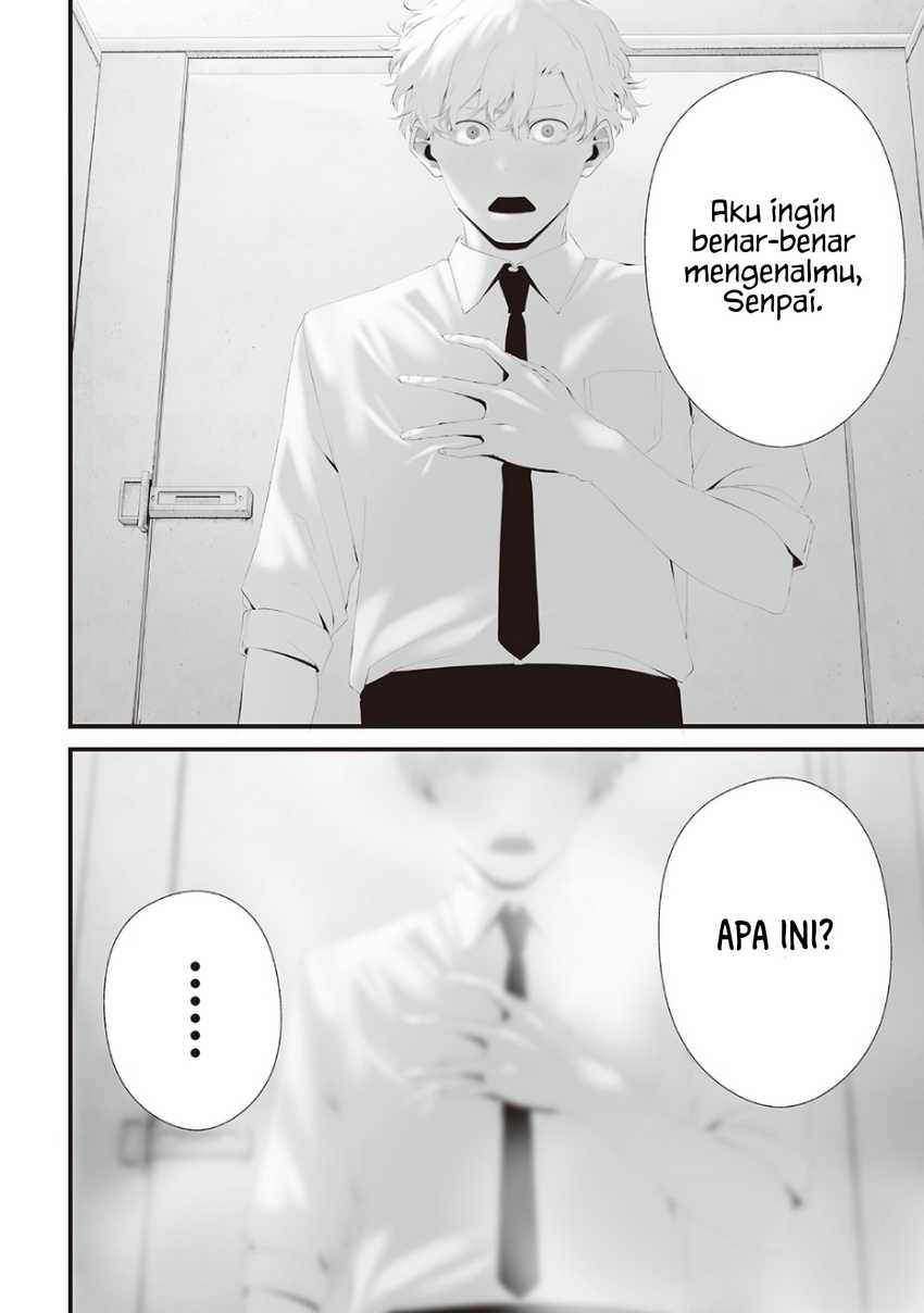 Halaman 8 dari Tsurenai Hodo Aokute Azatoi Kurai ni Akai Chapter 74.9