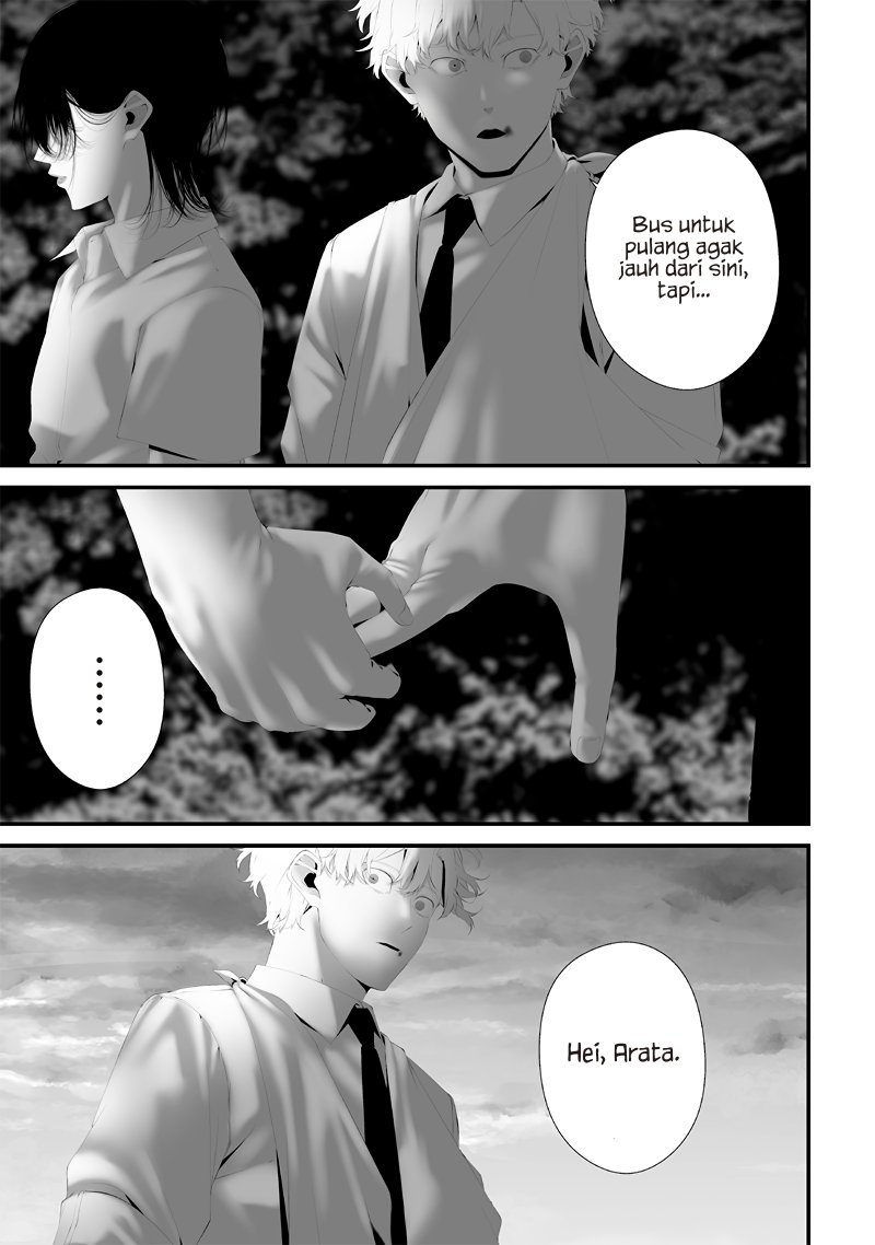 Halaman 11 dari Tsurenai Hodo Aokute Azatoi Kurai ni Akai Chapter 74
