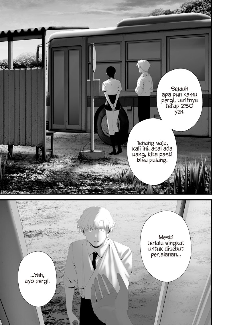 Halaman 5 dari Tsurenai Hodo Aokute Azatoi Kurai ni Akai Chapter 74