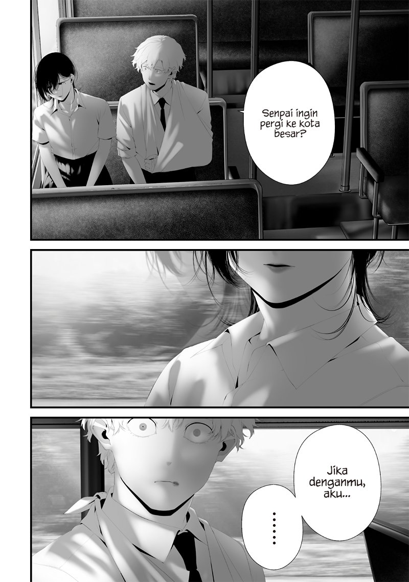 Halaman 8 dari Tsurenai Hodo Aokute Azatoi Kurai ni Akai Chapter 74