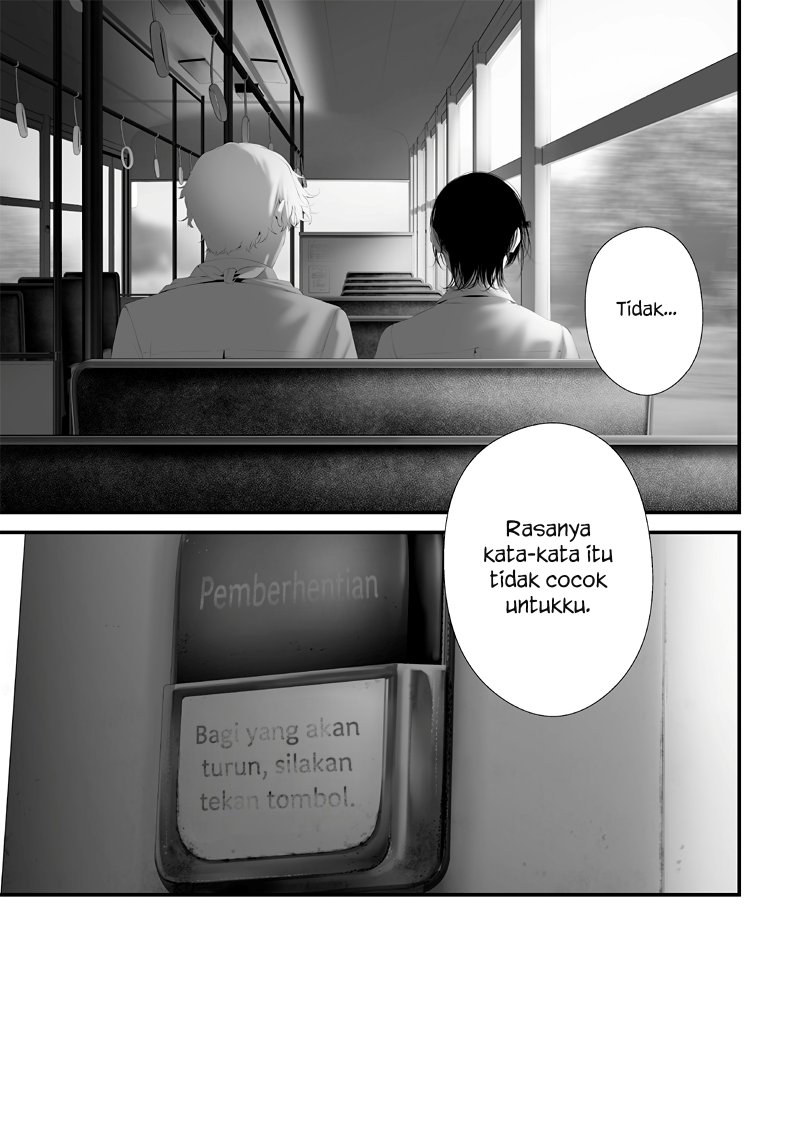 Halaman 9 dari Tsurenai Hodo Aokute Azatoi Kurai ni Akai Chapter 74
