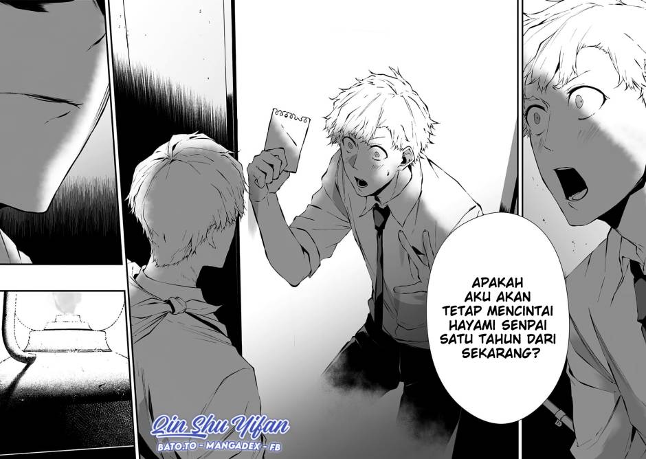 Halaman 13 dari Tsurenai Hodo Aokute Azatoi Kurai ni Akai Chapter 8