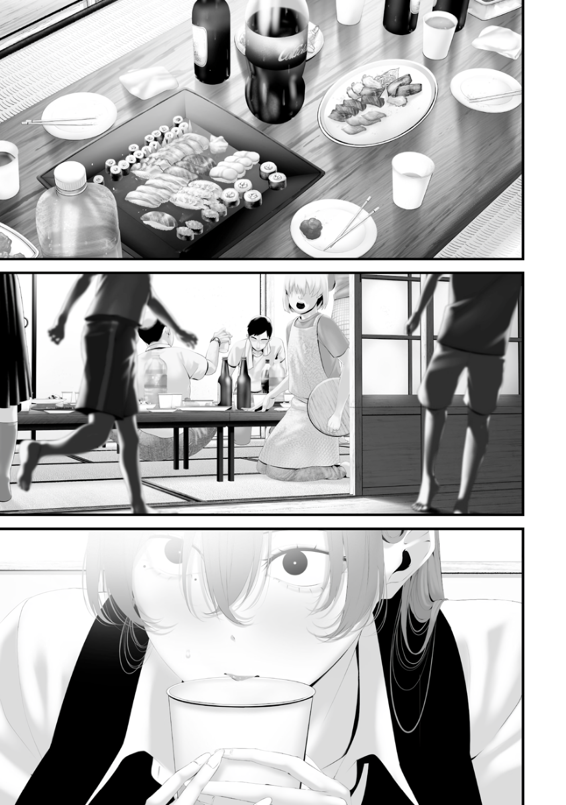 Halaman 7 dari Tsurenai Hodo Aokute Azatoi Kurai ni Akai Chapter 80