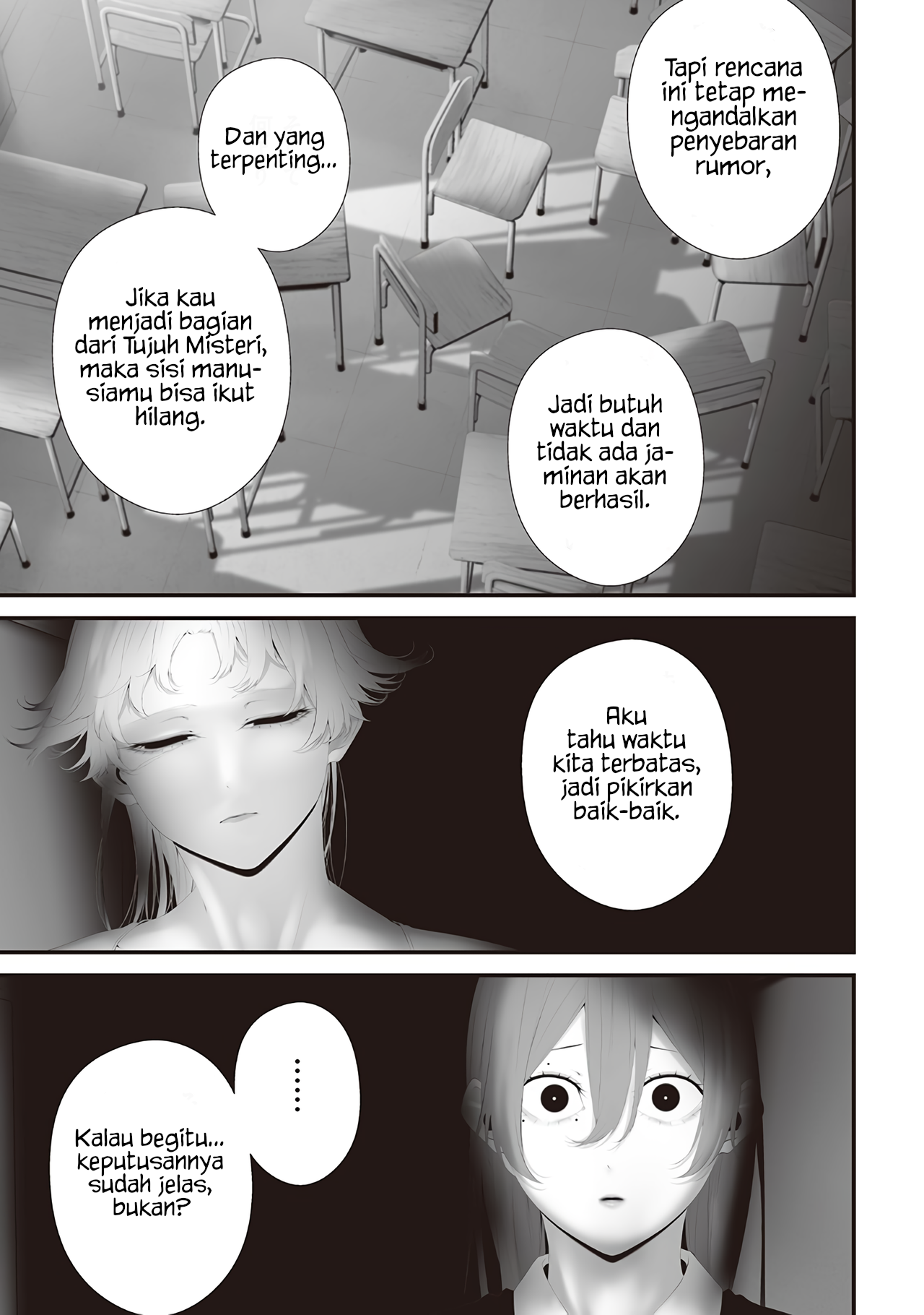 Halaman 9 dari Tsurenai Hodo Aokute Azatoi Kurai ni Akai Chapter 82