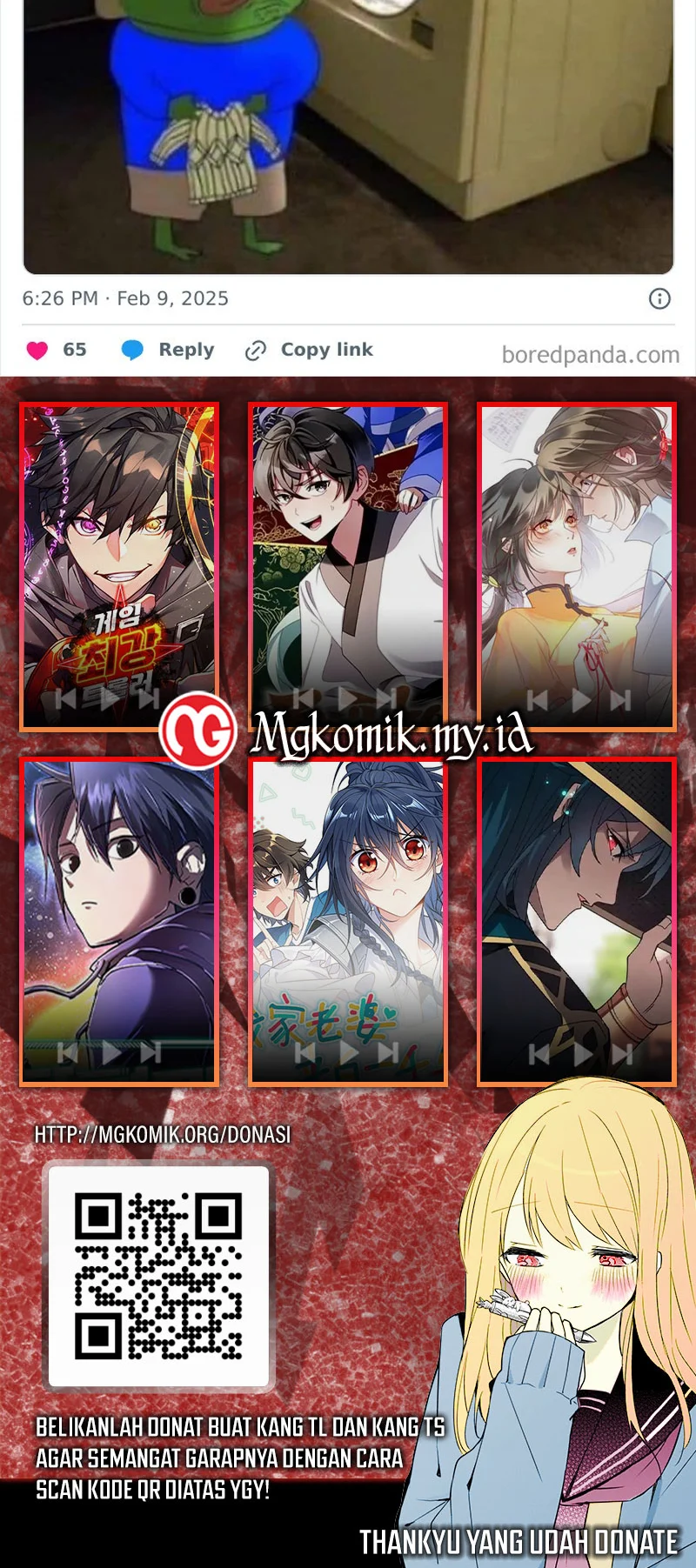Halaman 45 dari Villainess Streamer Chapter 27
