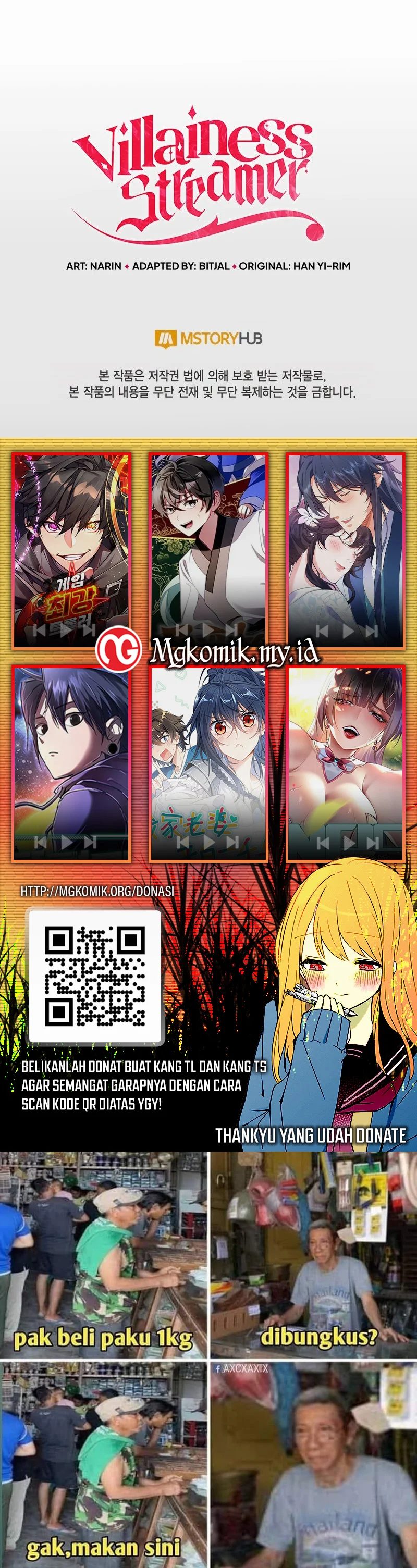 Halaman 37 dari Villainess Streamer Chapter 30