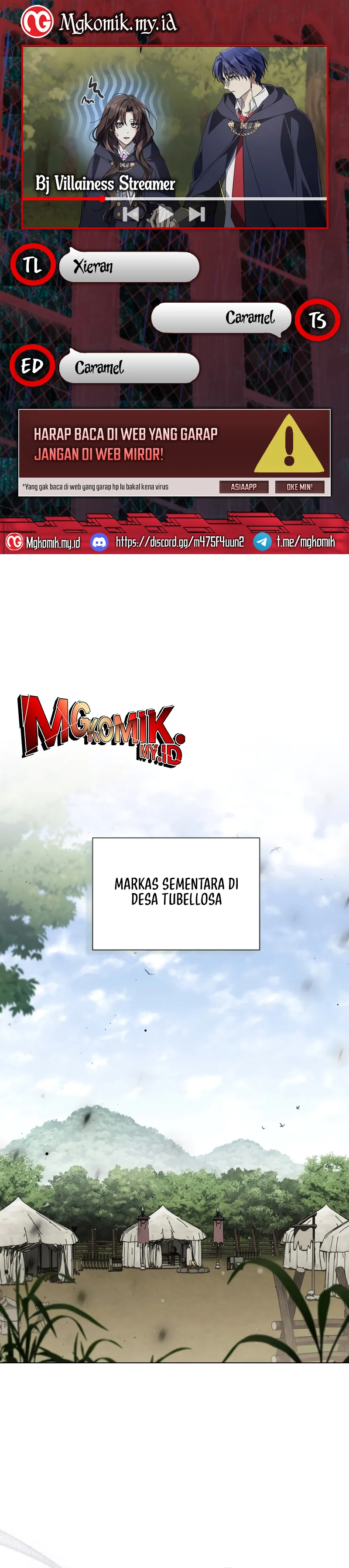 Halaman 1 dari Villainess Streamer Chapter 33