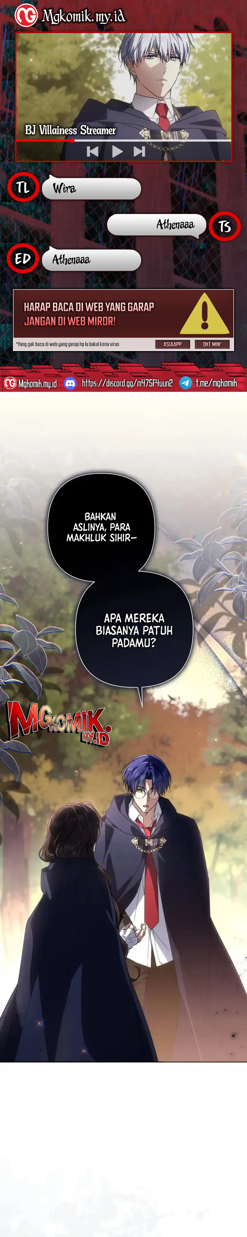 Halaman 1 dari Villainess Streamer Chapter 34