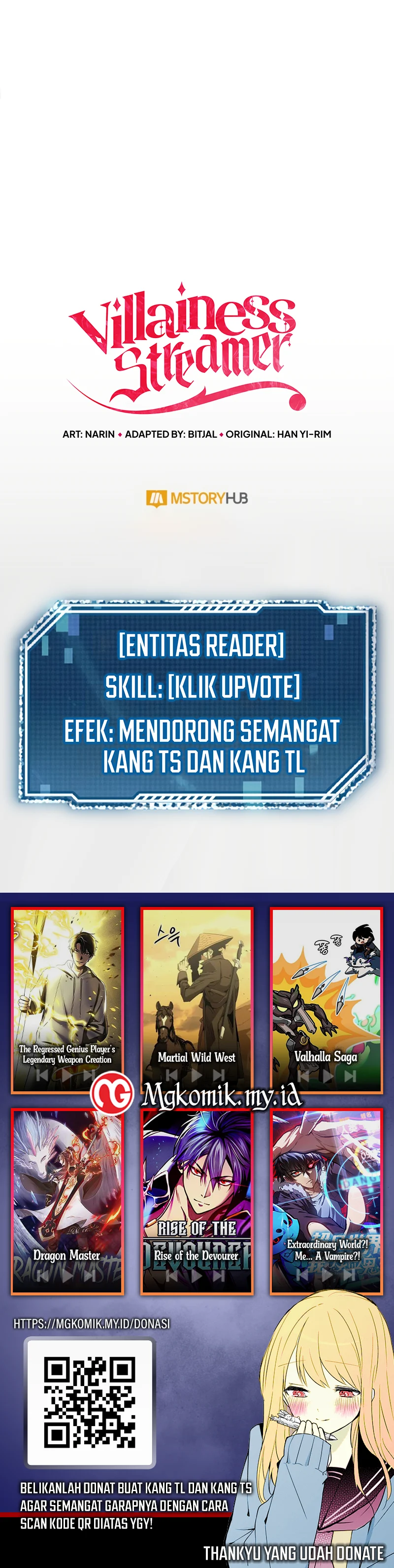Halaman 35 dari Villainess Streamer Chapter 37