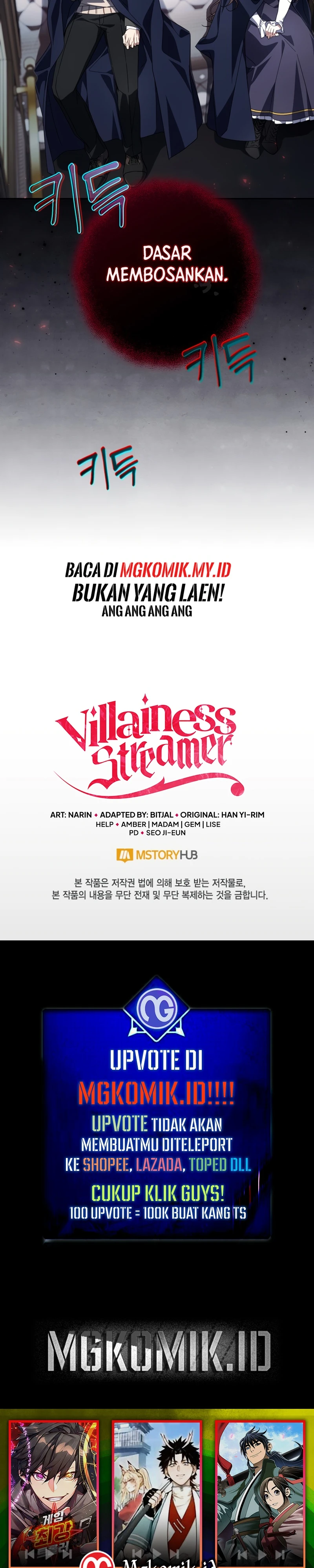 Halaman 33 dari Villainess Streamer Chapter 44